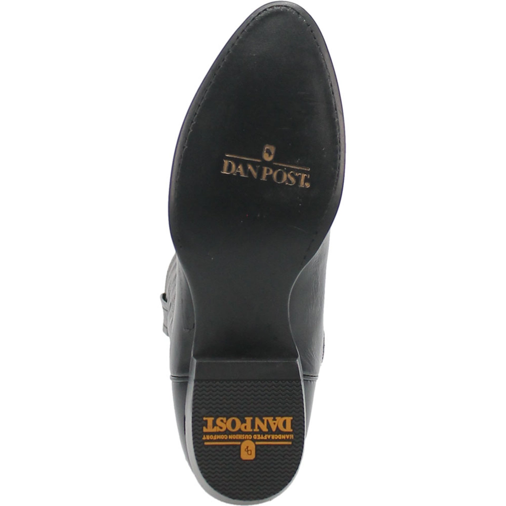 Dan Post Men’s Milwaukee 13 Round Medium Toe Black Leather Cowboy Boot 2 DP2110R_6.5_D  - from alligatorwarehouse.com