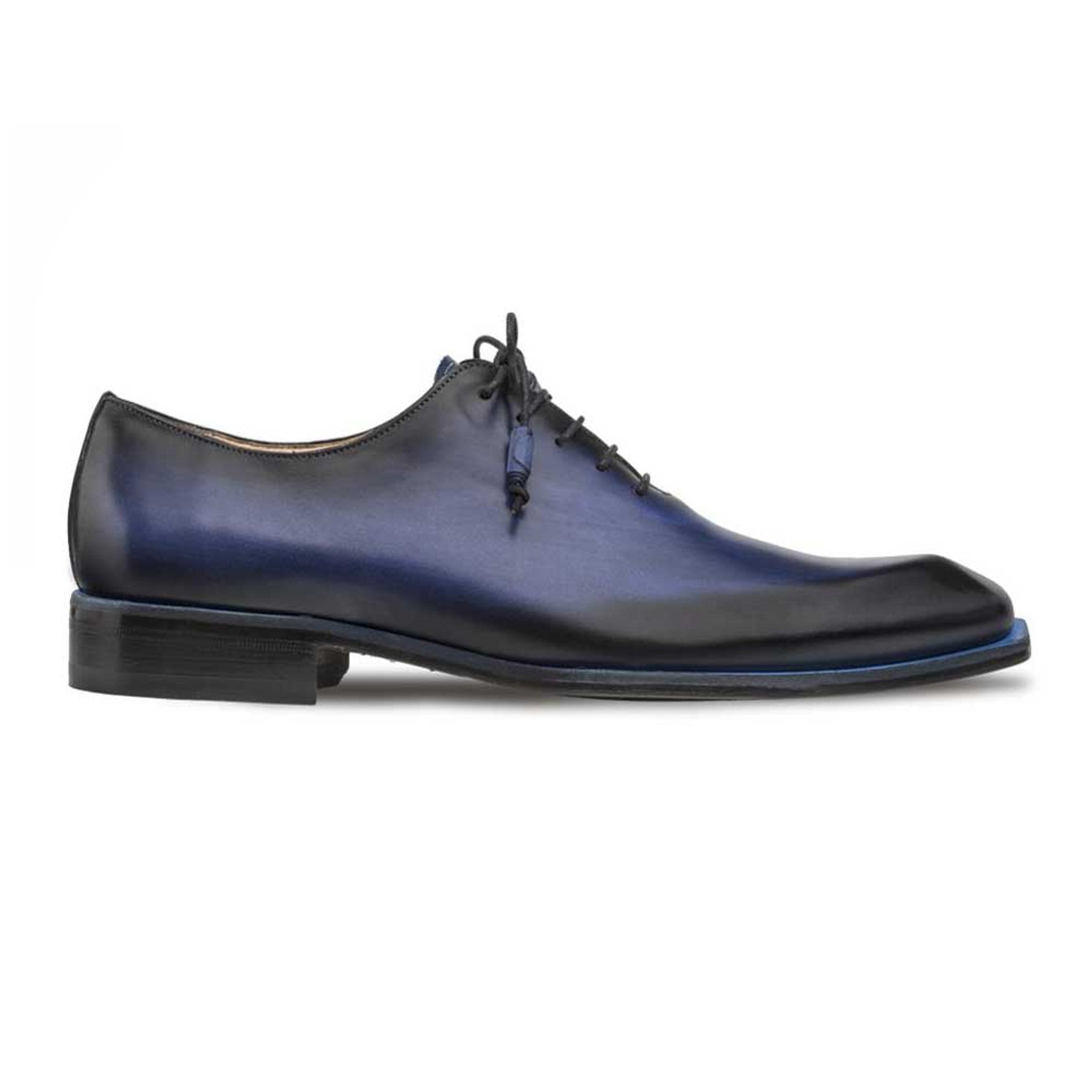 Navy Asymmetric Plain Toe Oxford By Mezlan Made In Spain Brand 2   - from alligatorwarehouse.com