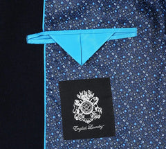 Navy Fall/Winter Essential Slim Fit Overcoat Wool Blend