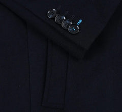 Navy Fall/Winter Essential Slim Fit Overcoat Wool Blend