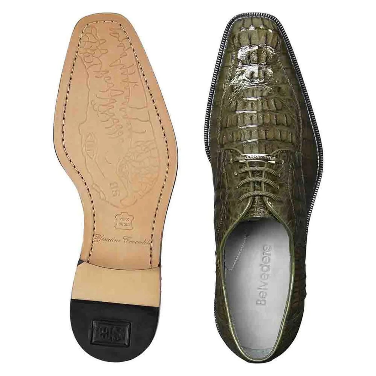 Belvedere Chapo Exotic Crocodile Hornback Oxfords Belvedere Chapo Exotic Crocodile Hornback Oxfords