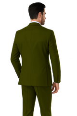 Mens Classic 3 button 2 Piece Suit in Navy