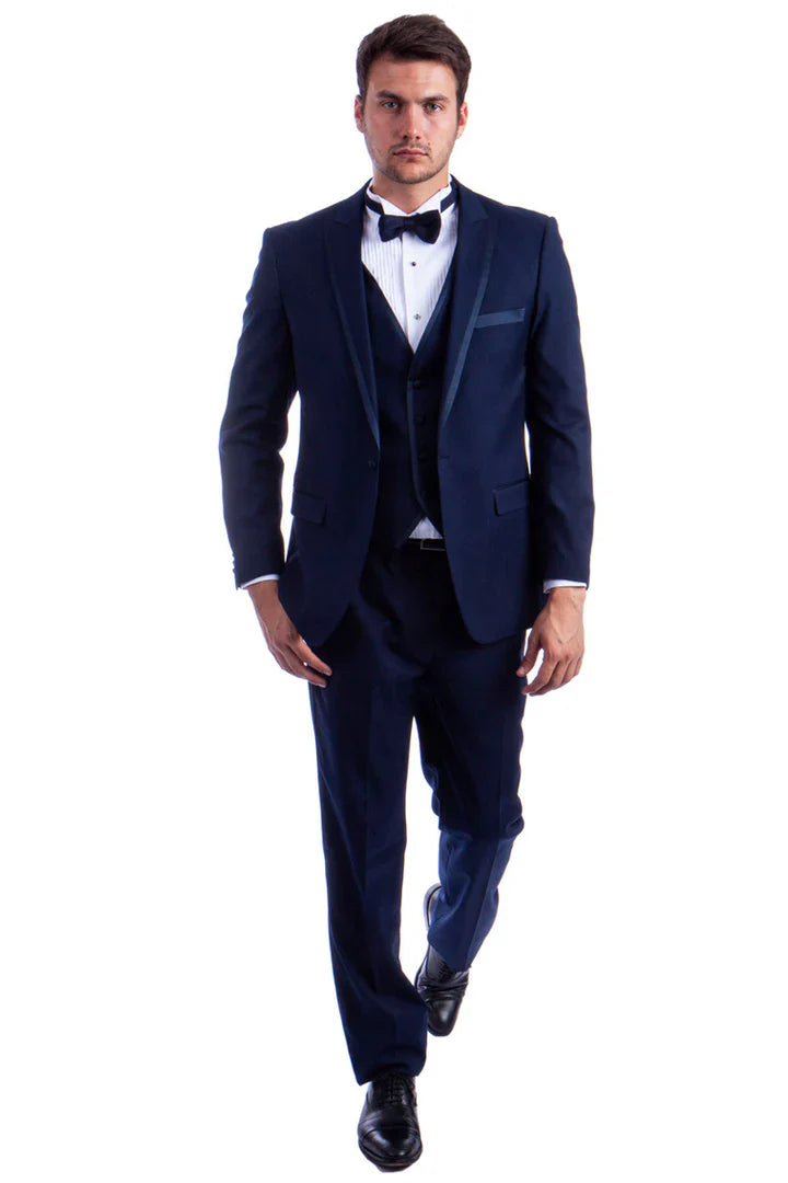 2 Button Trim Cowboy Tuxedo in Grey 3 HB-8537  - from alligatorwarehouse.com