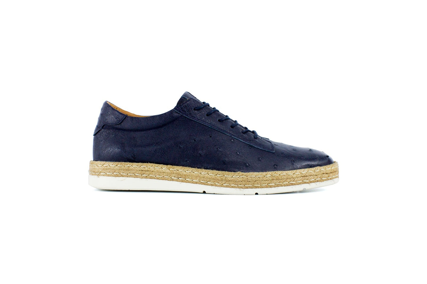 P0102 Monaco Genuine Ostrich Sport- Navy