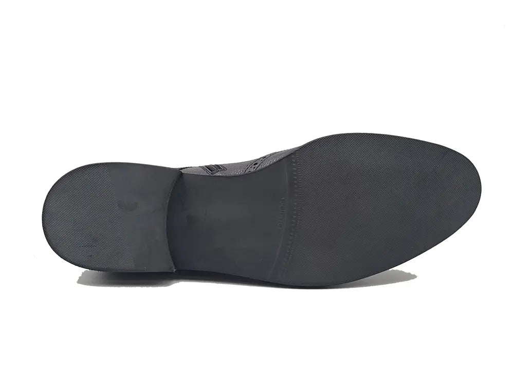 Pebble Leather lace-up boot with lightweight sole Pebble Leather lace-up boot with lightweight sole