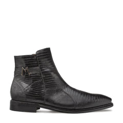 Peninsula Lizard Emblem Boot Black By Mezlan Made In Spain Brand