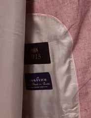 Mens Linen Suit For Beach Wedding - Summer  Suit in Pink