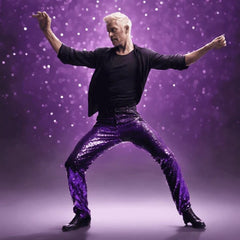 Sequin Tuxedo Suit - Sequin Pants