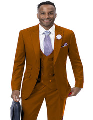 Brown Wedding Suit - Jacket + Pants - Brown Tuxedo - brown wedding suits and tuxedos