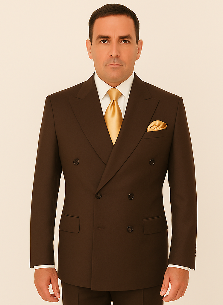 Rossi Man ARTHUR RM2303 Double-Breasted Suit – Premium Formalwear for Men