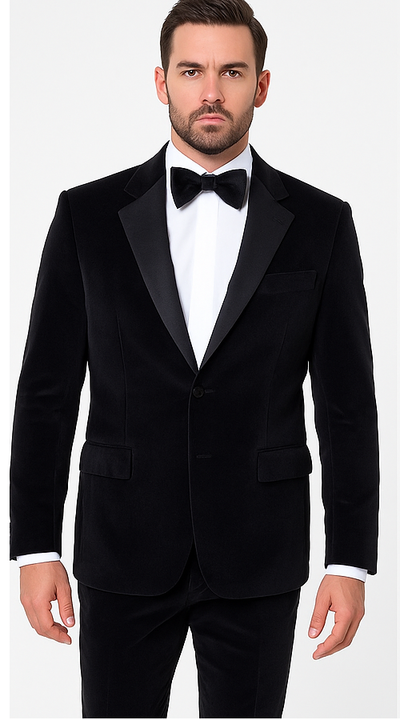 Black Men’s Suit – Rossi Man Leo RM1575 with Modern Sleek Fit 4   - from alligatorwarehouse.com