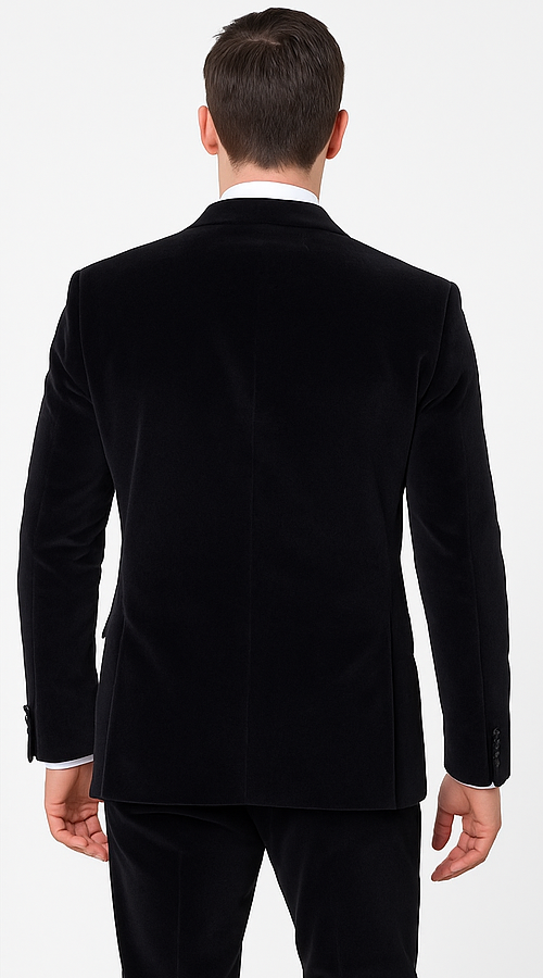 Black Men’s Suit – Rossi Man Leo RM1575 with Modern Sleek Fit Black Men’s Suit – Rossi Man Leo RM1575 with Modern Sleek Fit