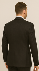 Men’s Formal 3-Piece Suit – Rossi Man Bond Slim Fit in Black | RM1751