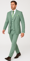 Rossi Man MAX RM1821 Slim Fit 3-Piece Suit – Contemporary Men’s Formalwear