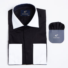 Men’s Black RS2 Shirt by Rossi Man