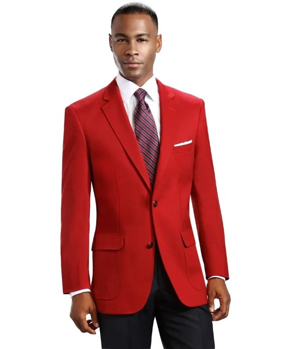 Neil Allyn Career Basics Men's Red Blazer Jacket Neil Allyn Career Basics Men's Red Blazer Jacket