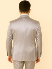 Rossi Man LEO RM1622 – Off-White Slim Fit 3-Piece Designer Suit for Men