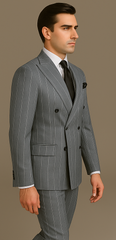 Rossi Man Milano RM1726 – Men's Modern Fit 3-Piece Suit | Stylish Formal