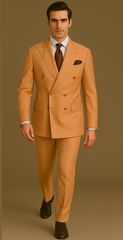 Rossi Man Milano RM1774 – Men's Modern Fit 3-Piece Suit | Stylish Formal Outfit