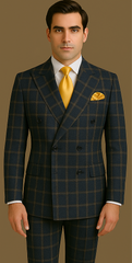 Rossi Man RM1790 – Elegant Slim Fit Milano Suit for Men | Stylish Formal Attire