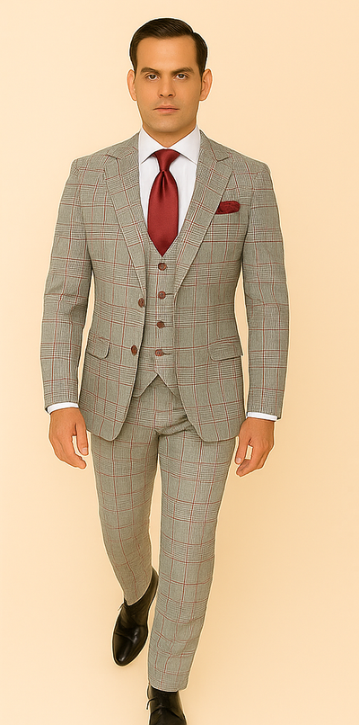 Rossi Man RM1854 Tom – Men's Slim Fit Suit for Men