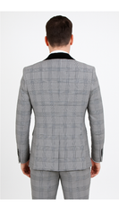 Rossi Man RM1295 – Classic 3-Piece Smoking Tuxedo for Men