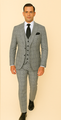 Rossi Man Tom RM1855 – Elegant Men's Tailored Suit for Formal Occasions