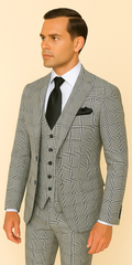 Rossi Man Tom RM1855 – Elegant Men's Tailored Suit for Formal Occasions