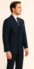 Rossiman Men's Blue Slim Fit Suit – Modern Tailored Formalwear