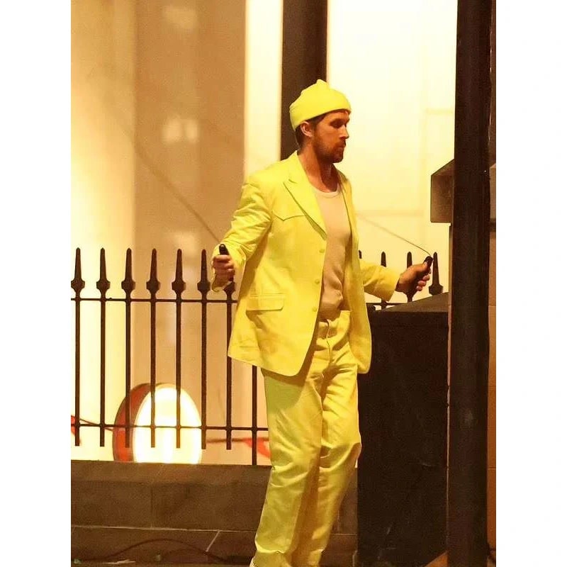 The Fall Guy 2024 Ryan Gosling Yellow Suit 2   - from alligatorwarehouse.com