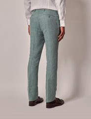 Mens Linen Suit For Beach Wedding - Summer  Suit in Sea Green