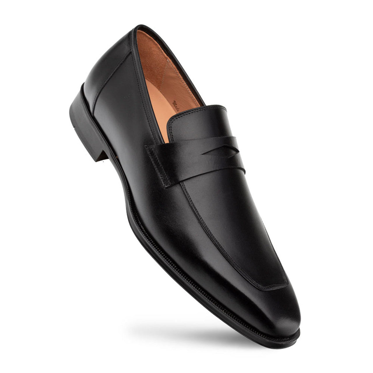Avenue Rubber Sole Penny Black Men’s Loafer Shoes By Mezlan Made In Spain Brand 1   - from alligatorwarehouse.com