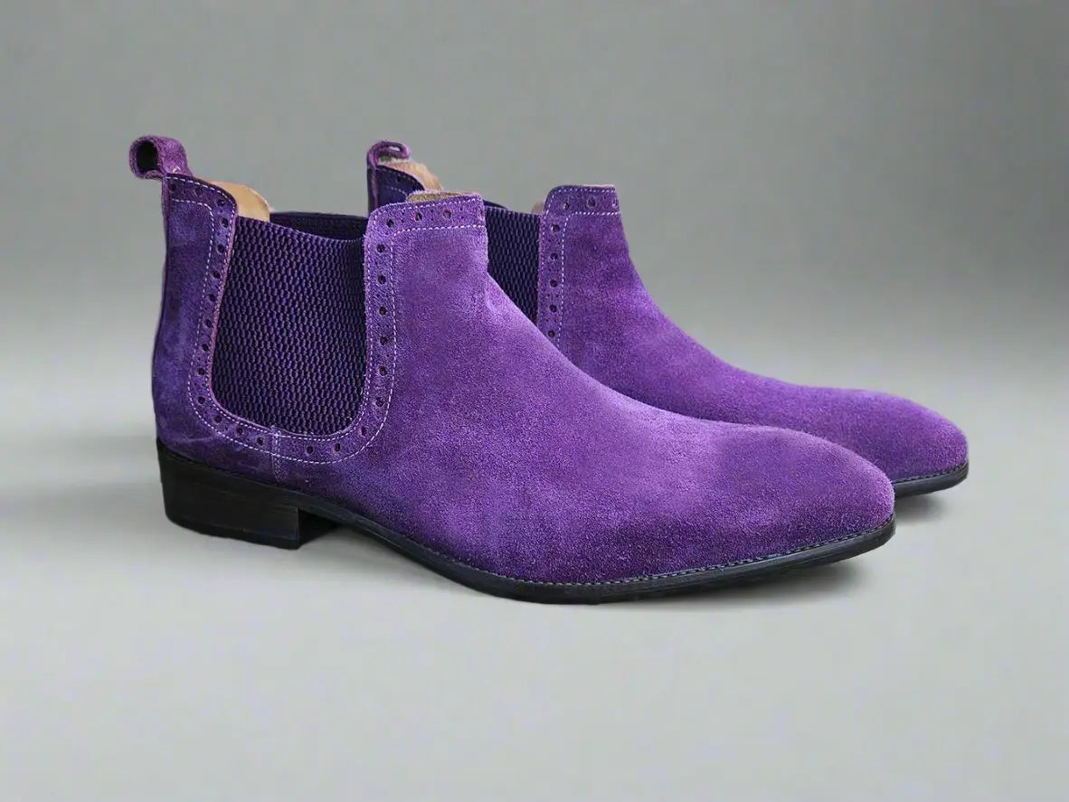 Suede Ankle Chelsea Boot 2 KB503-11SSADD95  - from alligatorwarehouse.com