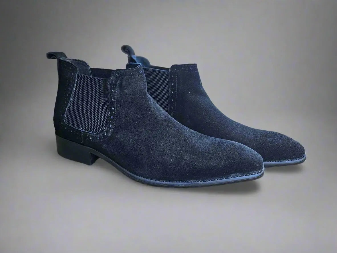 Suede Ankle Chelsea Boot 3 KB503-11SSADD95  - from alligatorwarehouse.com