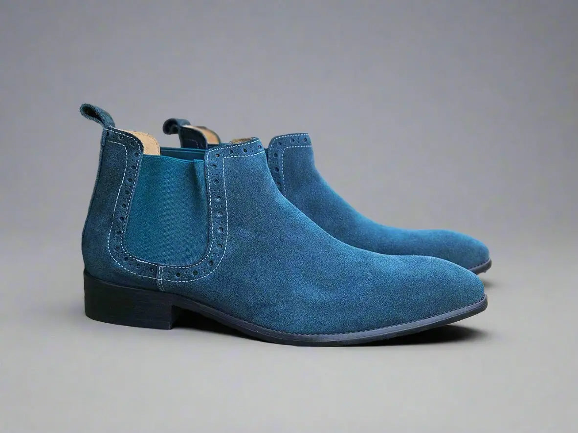 Suede Ankle Chelsea Boot 4 KB503-11SSADD95  - from alligatorwarehouse.com