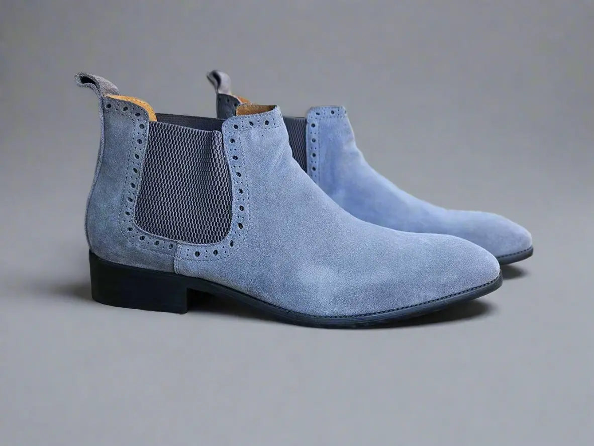 Suede Ankle Chelsea Boot 5 KB503-11SSADD95  - from alligatorwarehouse.com