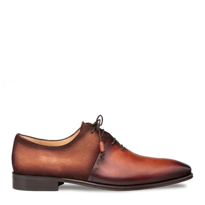 Colomer Calf/Suede Oxford Cognac Rust/Sport By Mezlan Made In Spain Brand 3   - from alligatorwarehouse.com