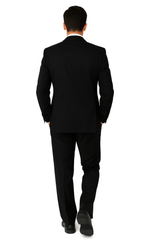 Mens Classic 3 button 2 Piece Suit in Navy