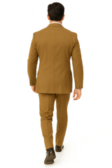 Mens Classic 3 button 2 Piece Suit in Navy