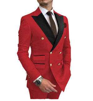 Double Breasted Tuxedo - Double Breasted Suit - "Groom Suit - Groom Tuxedo" - Wedding Suit