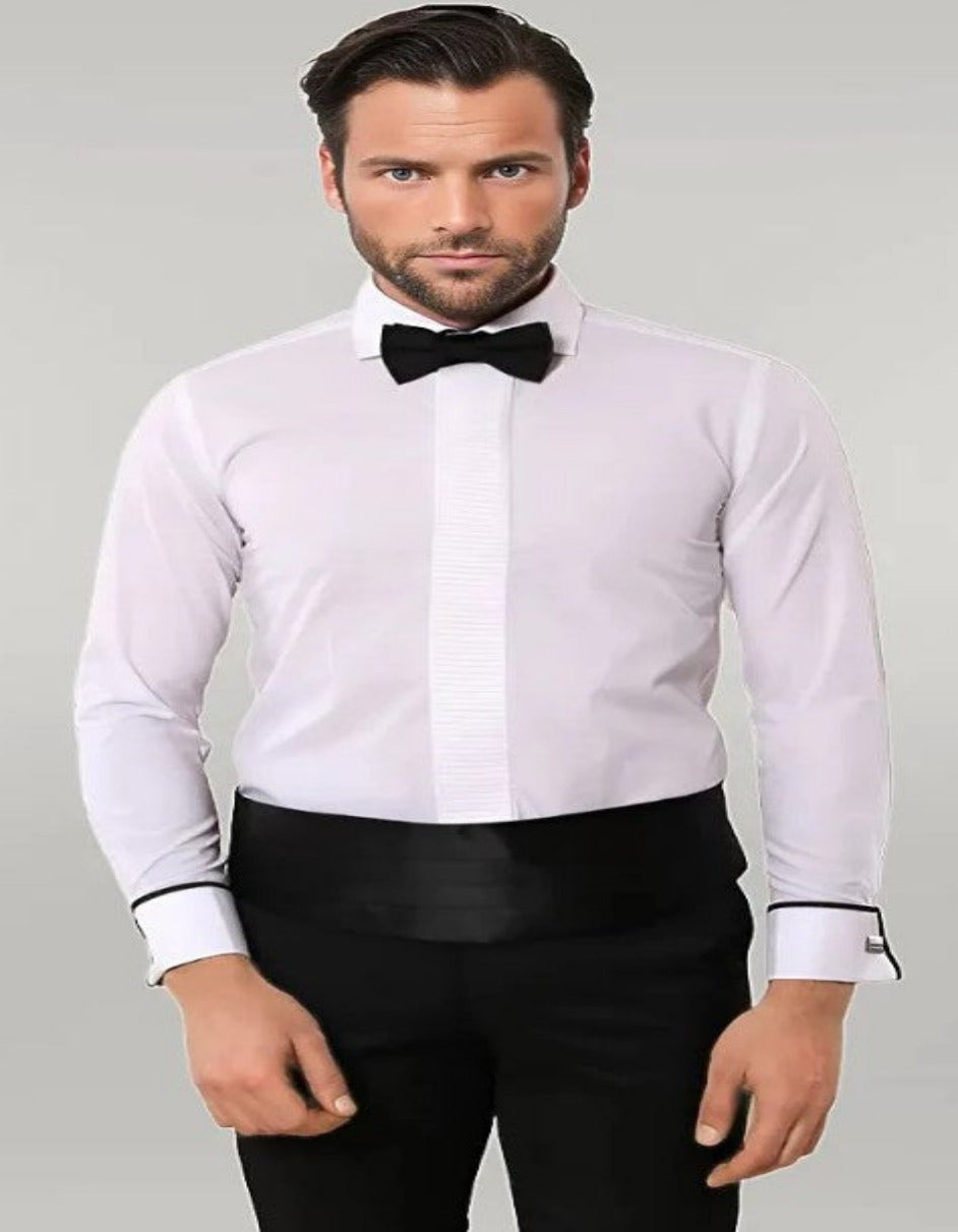 White Tuxedo Shirt 1   - from alligatorwarehouse.com
