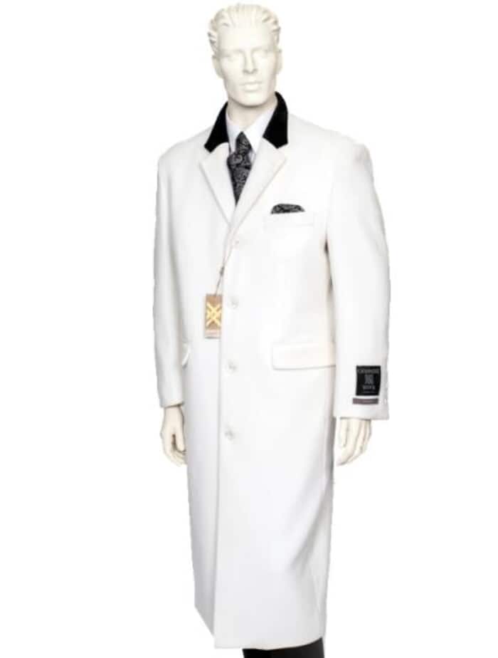Cashmere Full Length & White Chesterfield Wool 1   - from alligatorwarehouse.com