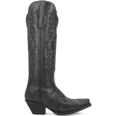 Dan Post Women’s Hallie Black 15 Snip Toe Medium Cowboy Boot