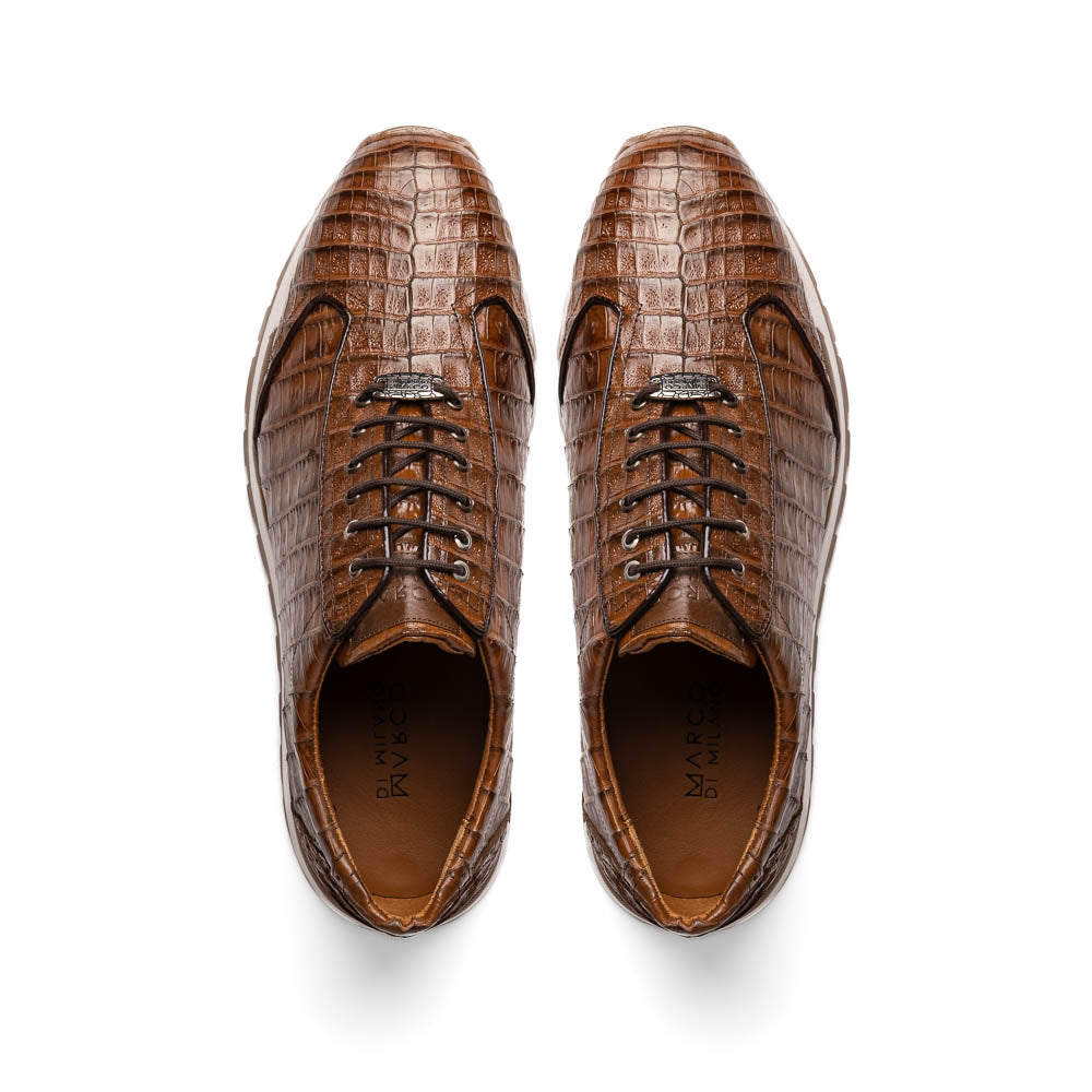Marco Di Milano Alonzo Bay Apache Genuine Caiman Crocodile Casual Sneakers 4 ALONZO_CAIMAN FUSCUS_BAY APACHE_8  - from alligatorwarehouse.com