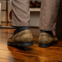 Atrani Olive Calf Loafer