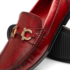 Atrani Red Calf Bit Loafer