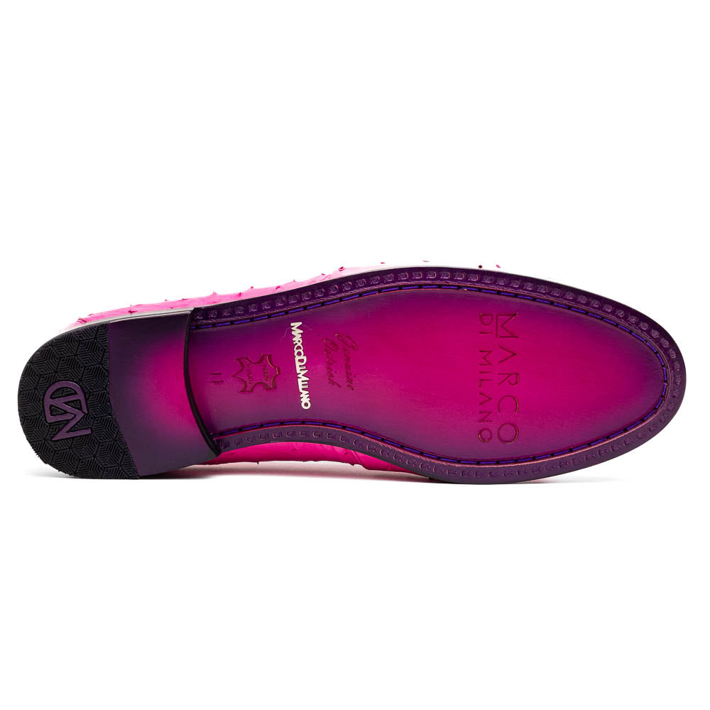 Aubiere Pink Ostrich Loafer