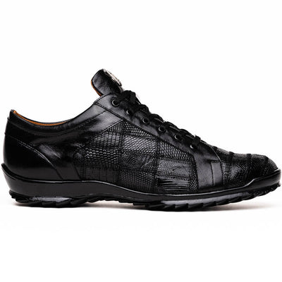 Marco Di Milano Bari Black Leather Luxury Shoe