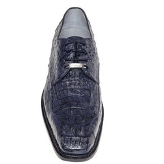 Belvedere Chapo Navy All-Over Genuine Hornback Crocodile Shoes