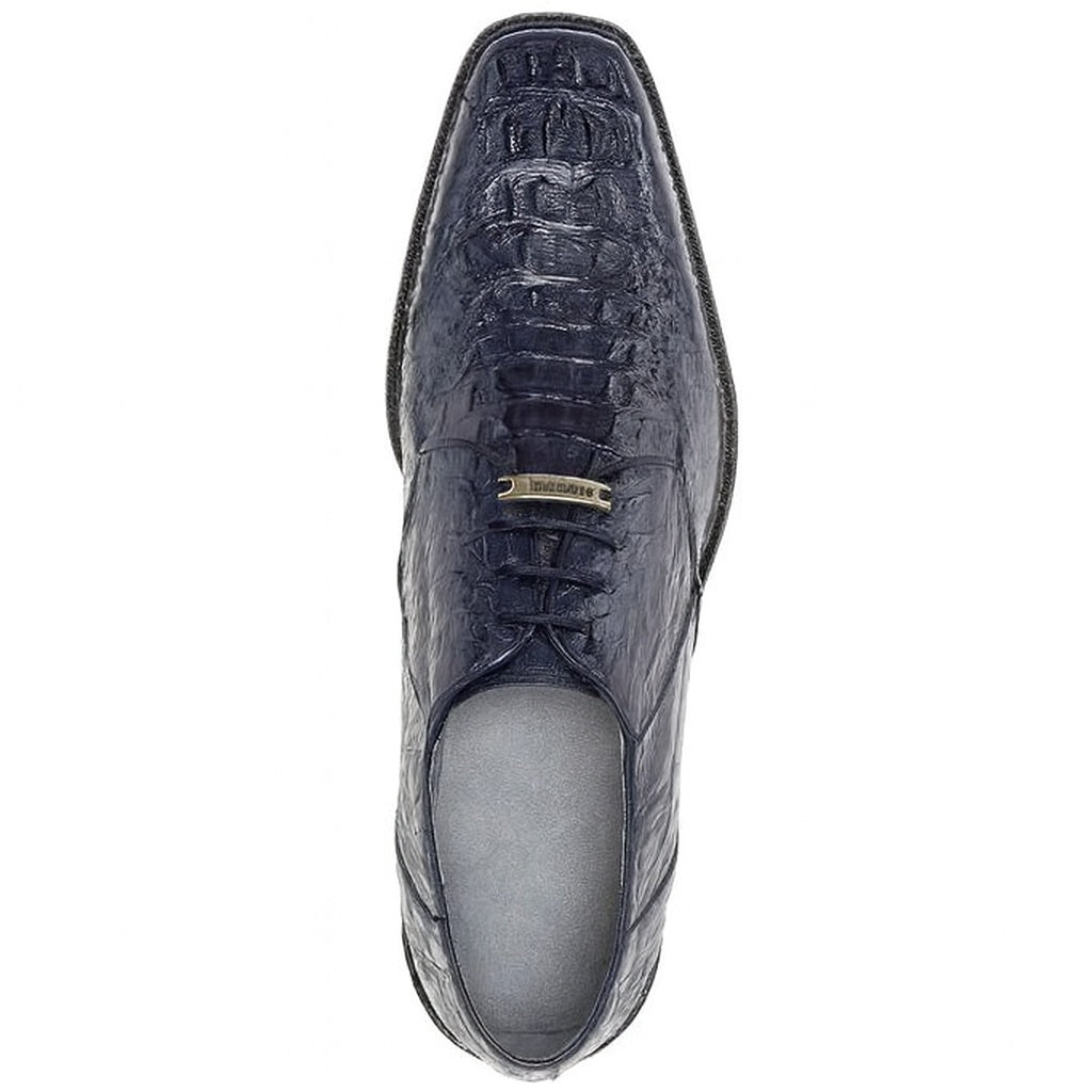 Belvedere Chapo Navy All-Over Genuine Hornback Crocodile Shoes 3 MEN 1465 NAVY-M-09  - from alligatorwarehouse.com